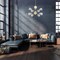 Designers Fountain Biba 10 Light  Modern Brushed Gold with Grey Sky Shades Chandelier For Dining Rooms D287M-10CH-BG - alternate 2
